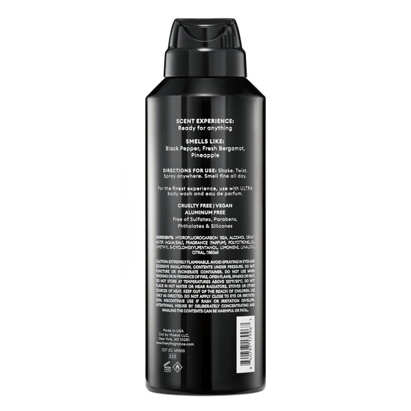 Ultra - Deodorant Body Spray - Finery Fragrance